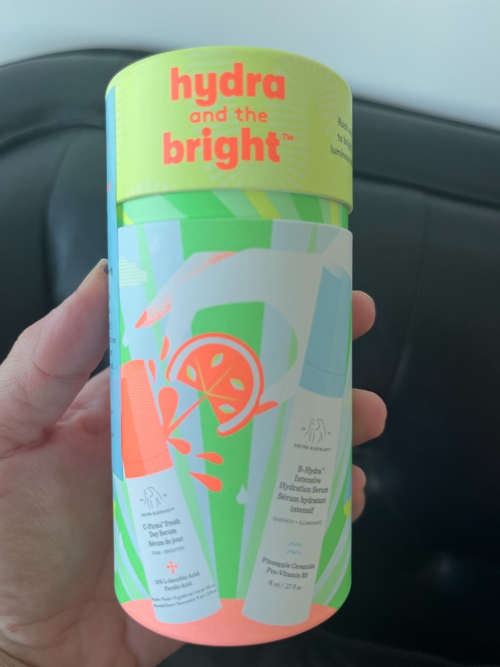 BNIB - Drunk Elephant hydra and the bright serum duo set